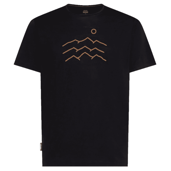 T-shirt a manches courtes Icebreaker Merino Blend 125 Cool-Lite Sphere SS Tee Across the Peaks Men BLACK