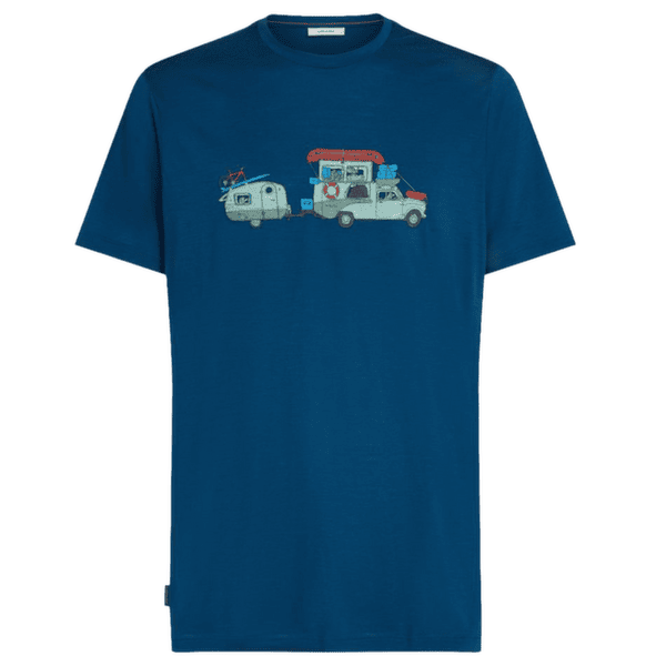 T-shirt a manches courtes Icebreaker Merino 150 Tech Lite SS Tee Transportage Men ATLANTIS
