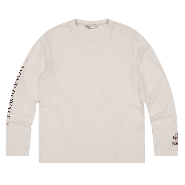 T-shirt a manches longues Mons Royale Yonder Merino Organic CottonLong Sleeve Men Vintage White