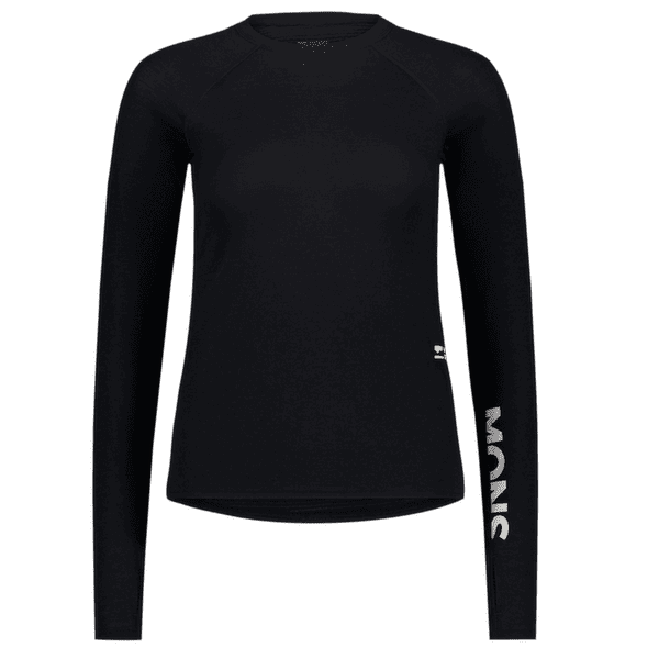 T-shirt a manches longues Mons Royale Bella Merino Long Sleeve Women Black