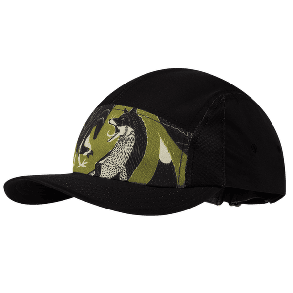Casquette de baseball Buff 5 PANEL GO CAP CHOMP RUB CHOMP BLACK
