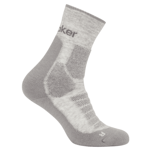 Chaussettes Icebreaker Merino Hike+ Heavy Crew Women BLIZZARD HTHR/ALLOY