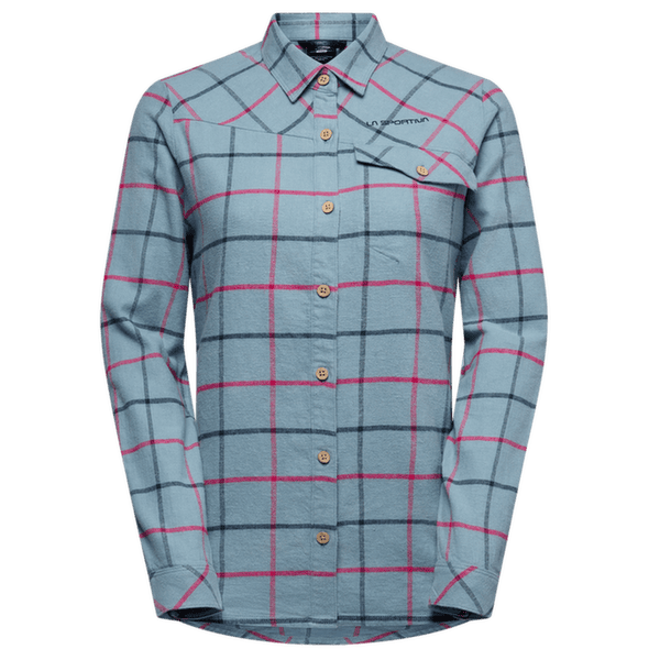Chemises a manches longues La Sportiva RAMBLER LIGHT FLANNEL SHIRT Women Limestone/Night Sky