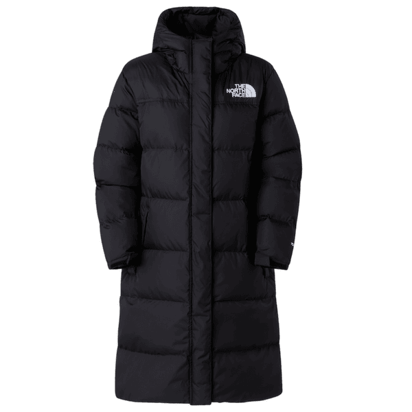 Veste longue The North Face NUPTSE PARKA Women GOE TNF BLACK/NPF/RECYCLED DOWN