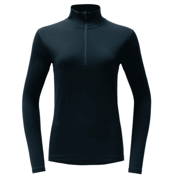 T-shirt a manches longues Devold Breeze Plus Merino 200 Zip Neck Women 284A INK