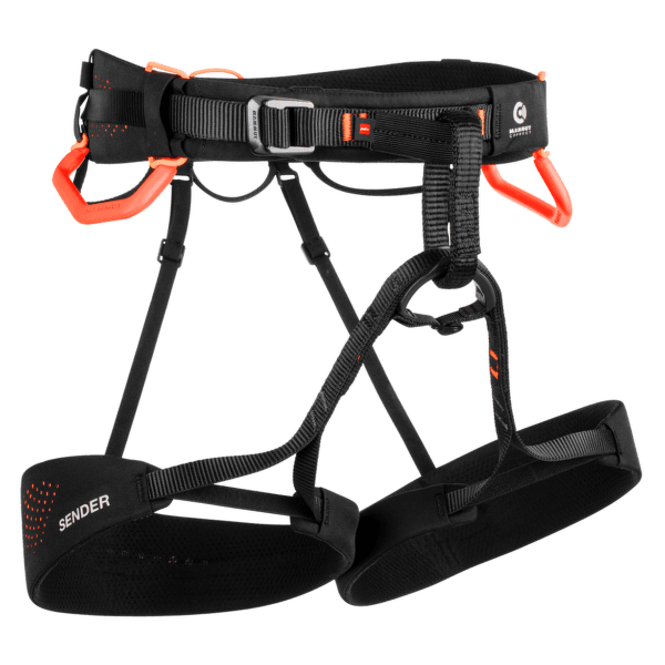 Siege Mammut Nordwand Harness black-vibrant orange