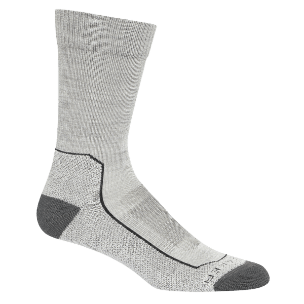 Chaussettes Icebreaker Hike+ Light Crew Men Blizzard HTHR