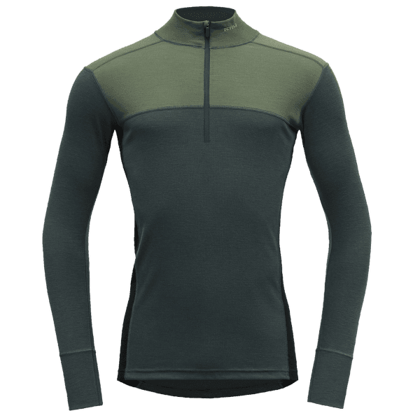 T-shirt a manches longues Devold Lauparen Merino 190 Zip Neck Men 421A FOREST