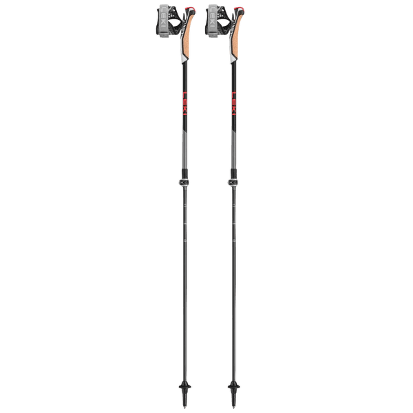 Trou Leki Instructor Lite dark anthracite-silvergray-bright red