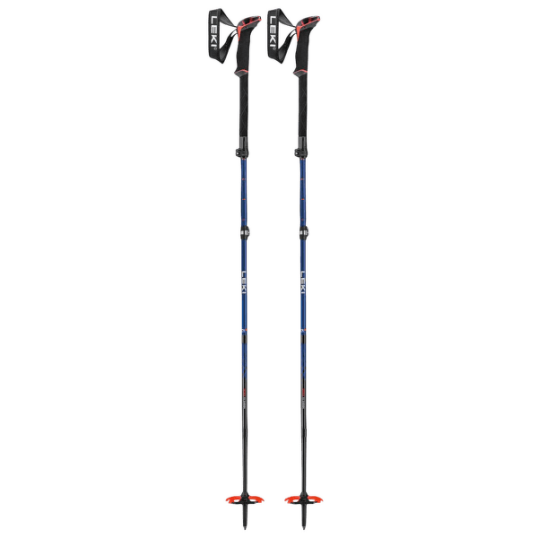 Trou Leki Sherpa FX Carbon midnight blue-darkblue-bright red