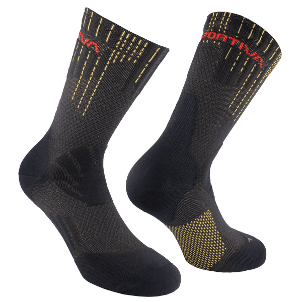 Chaussettes La Sportiva ENDURANCE TRAIL SOCKS Black/Yellow