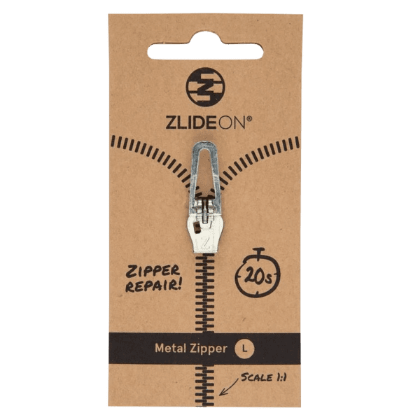 Tirette(s) ZlideON Repair slider for metal zipper Silver