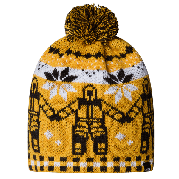 Casquettes The North Face CABIN SKI TUKE HIB SUMMIT GOLD HIM SUIT JACQUARD/POM