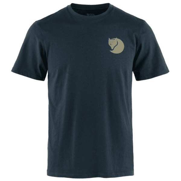 T-shirt a manches courtes Fjällräven Walk With Nature T-shirt men Dark Navy