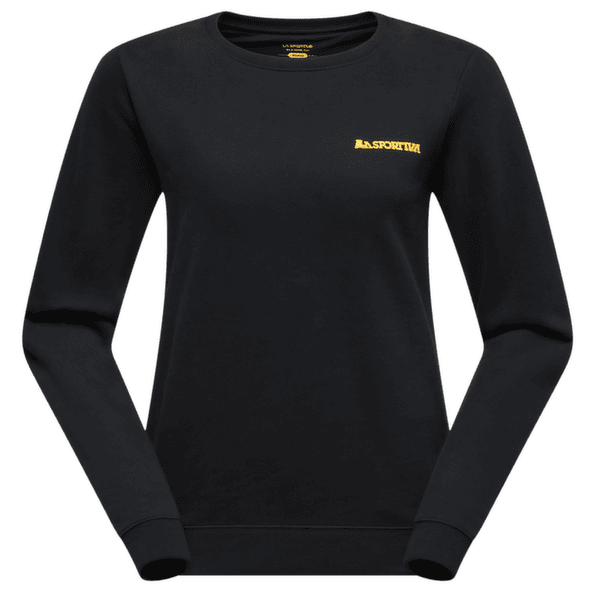 T-shirt a manches longues La Sportiva Climbing on the Moon Sweatshirt Women Nero/Giallo