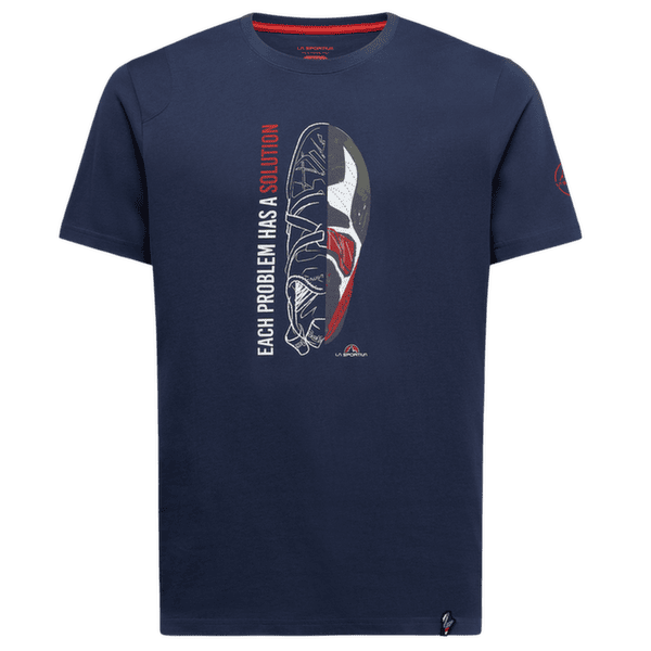 T-shirt a manches courtes La Sportiva SOLUTION T-SHIRT Night Sky/Mountain Red