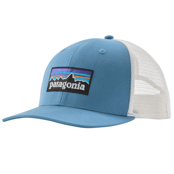 Casquette de baseball Patagonia P-6 Logo Trucker Hat Shore Blue