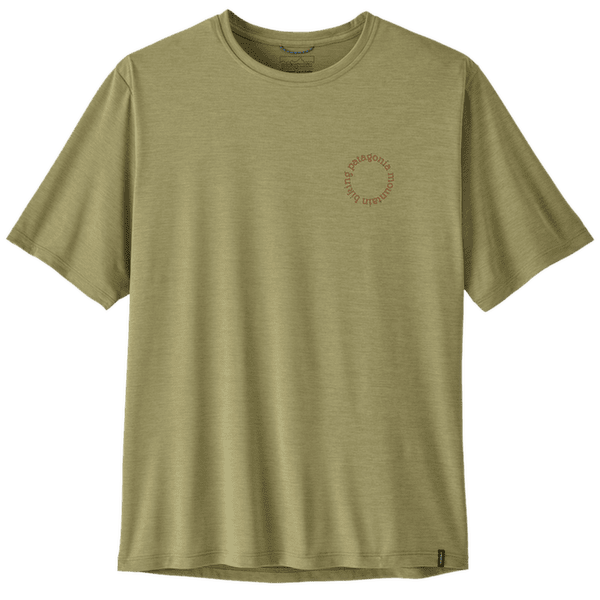 T-shirt a manches courtes Patagonia Cap Cool Daily Shirt - Spoke Stencil Men Gumtree Green - Light Gumtree Green X-Dye