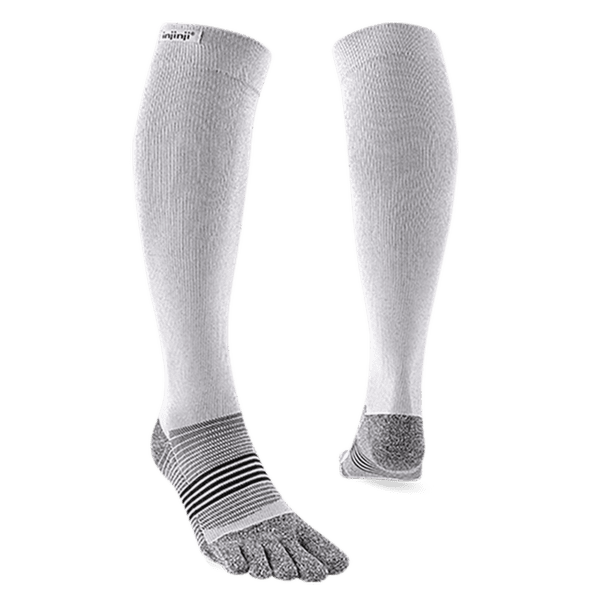 Chaussettes Injinji Compression Over The Calf GRAY