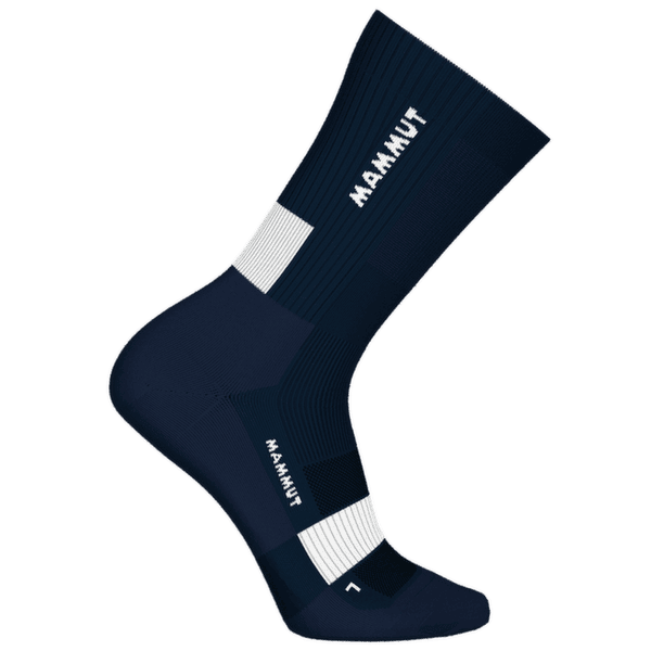 Chaussettes Mammut MOUNTAINEERING LIGHTWEIGHT MERINO CREW SOCKS Marine-white