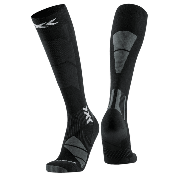 Chaussettes hauteur genou X-Bionic X-SOCKS® SKI PERFORM MERINO OTC X Black/Grey