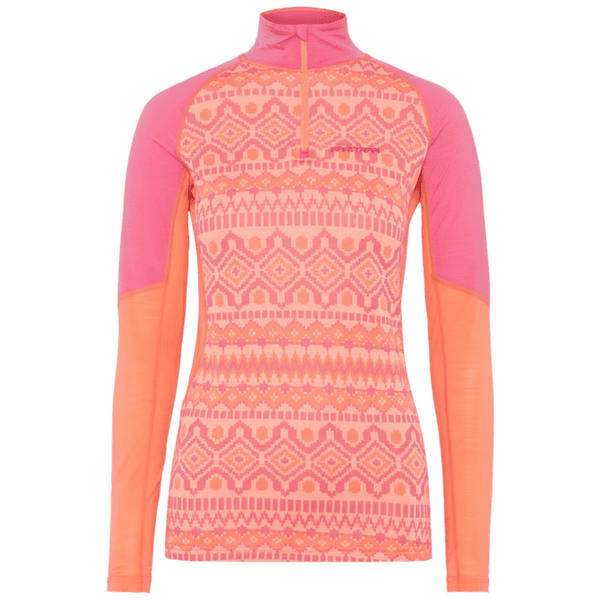 T-shirt a manches longues Kari Traa Malia HZ BGUM/BUBBLEGUM