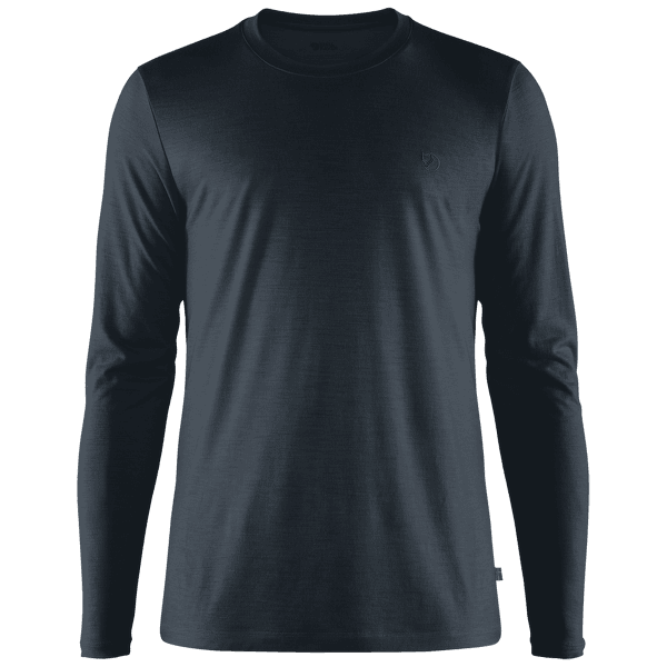 T-shirt a manches longues Fjällräven Abisko Wool LS Men Dark Navy