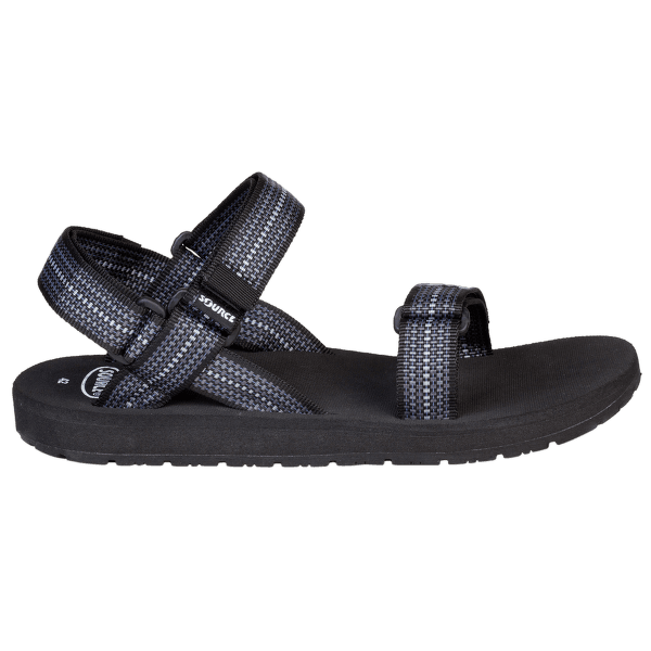 Sandales Source Classic Men Chess Black Chess Black