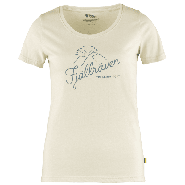 T-shirt a manches courtes Fjällräven Sunrise T-shirt Women Chalk White