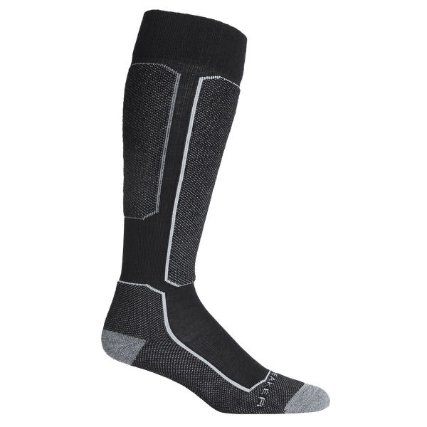 Chaussettes hauteur genou Icebreaker Ski+ Light OTC Men Black