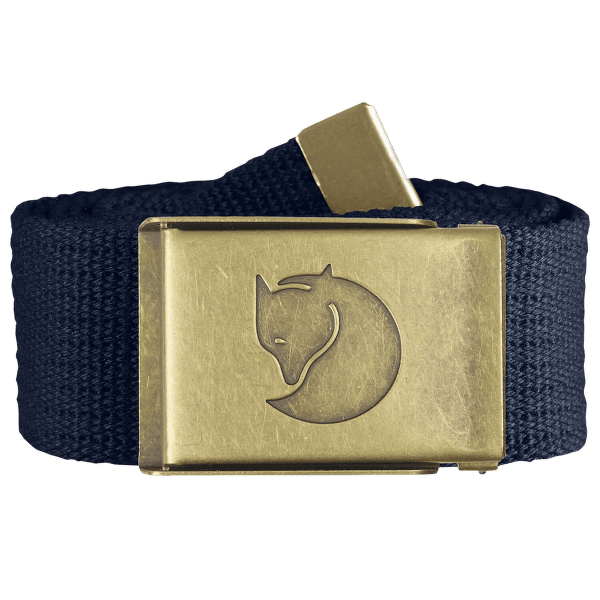 Bande Fjällräven Canvas Brass Belt Dark Navy