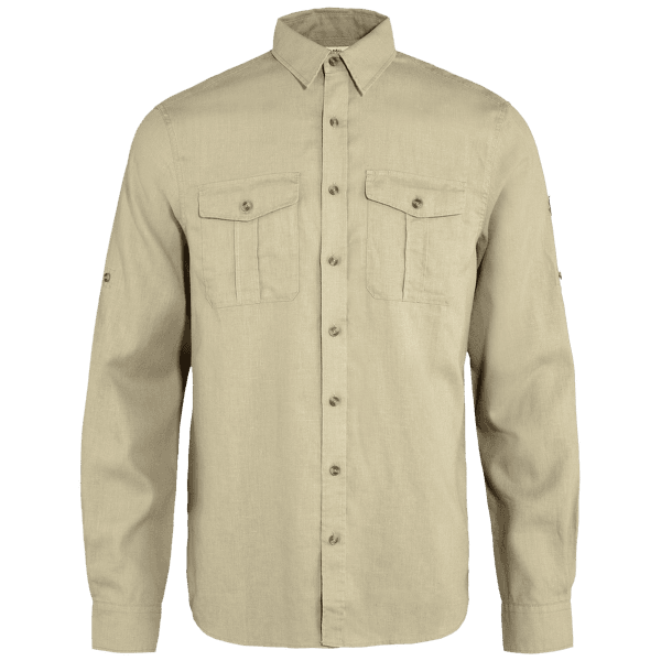 Chemises a manches longues Fjällräven Övik Travel Shirt LS Men Sand Stone