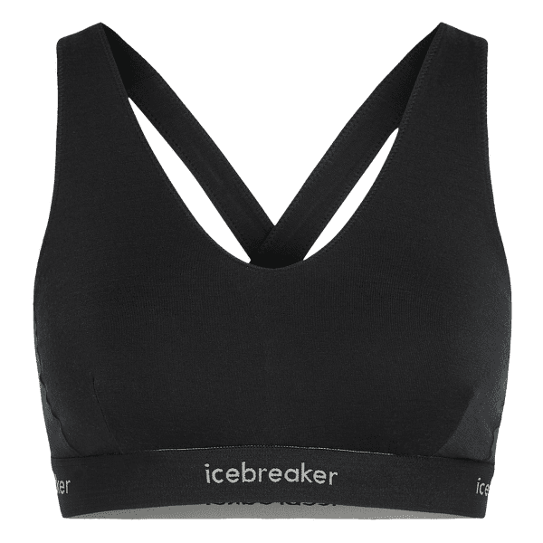 Brassiere Icebreaker Merino 125 Cool-Lite Sprite Racerback Bra Women Black