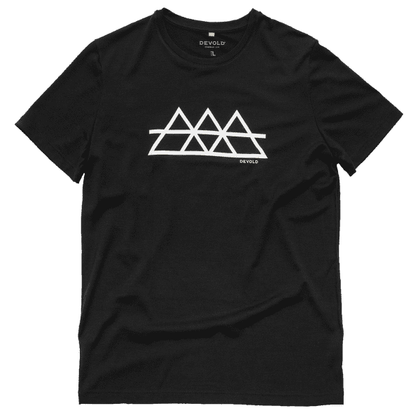 T-shirt a manches courtes Devold Classic Triple Tee Men 950A BLACK