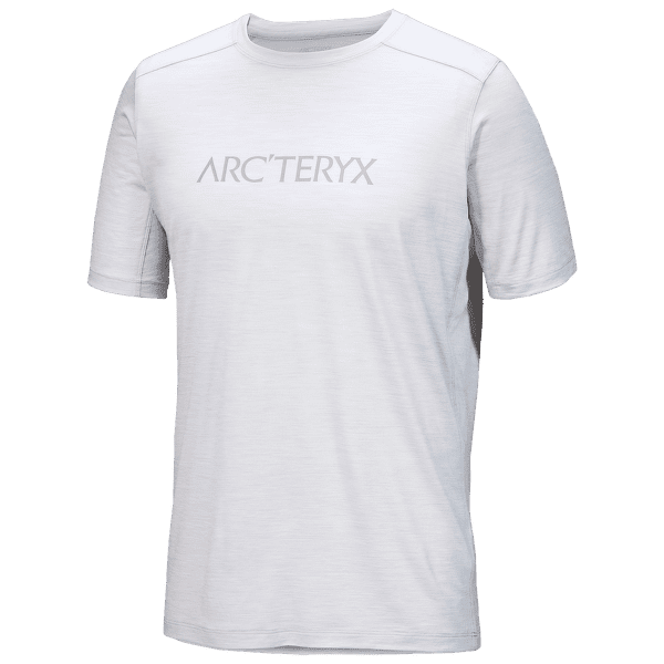 T-shirt a manches courtes Arcteryx Ionia Merino Wool Arc´Word Logo SS Men Solitude Heather
