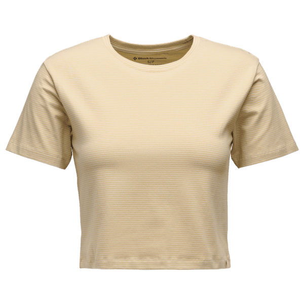 T-shirt a manches courtes Black Diamond BD Stripe SS Tee Women White Oak-Off White