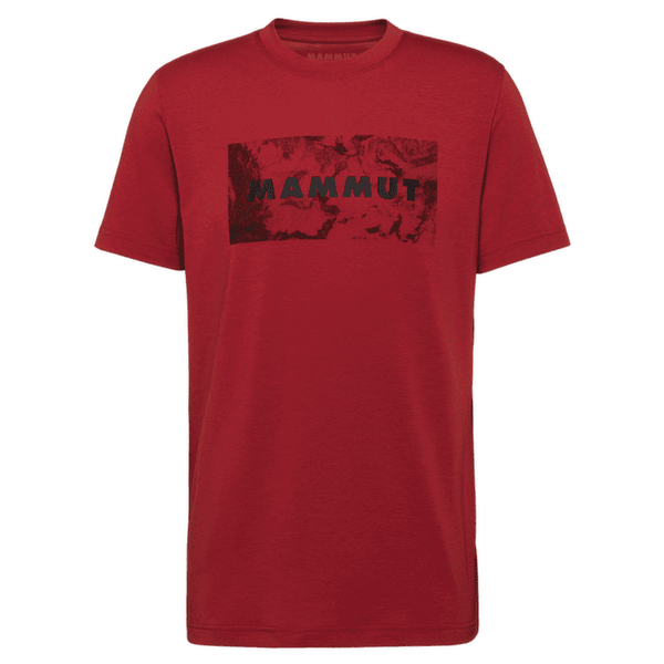 T-shirt a manches courtes Mammut Trovat T-Shirt Men Logo 3818 dark mammut red