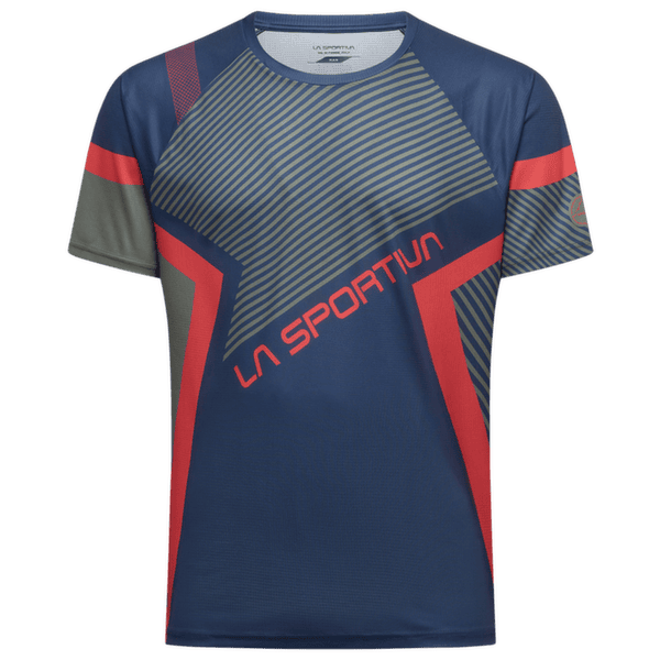 T-shirt a manches courtes La Sportiva FLOW T-SHIRT Men Mountain Red/Cypress