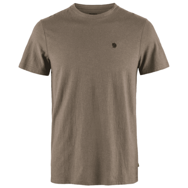 T-shirt a manches courtes Fjällräven Hemp Blend T-shirt Men Suede Brown