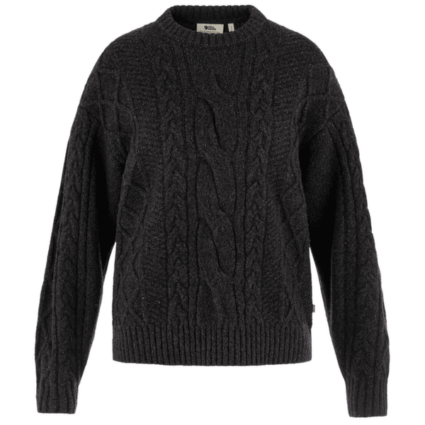 Pull Fjällräven Övik Cable Knit Women Black