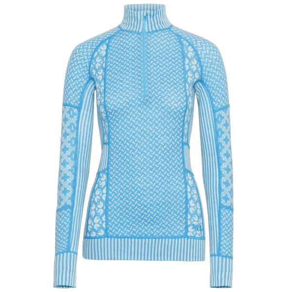 T-shirt a manches longues Kari Traa Smekker H/Z Women OCEA/OCEAN