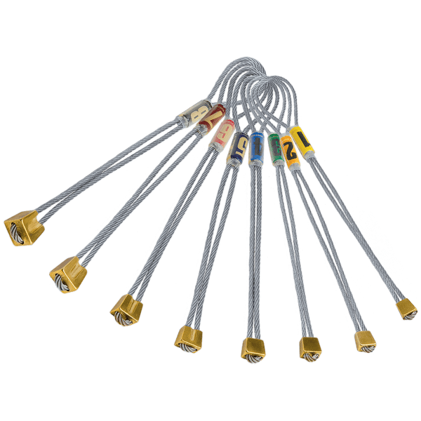 Cale Rock Empire Climbing Stopper Brass Set 1-8