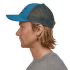 Casquette de baseball Patagonia P-6 Logo LoPro Trucker Hat White w/Peach Sherbet