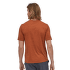 T-shirt a manches courtes Patagonia Cap Cool Daily Graphic Shirt Men 73 Text Logo: Clement Blue X-Dye