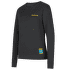 Climbing on the Moon Sweatshirt Women Carbon/Giallo