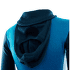 Sweat-shirt Aclima WarmWool Hood Sweater W/Zip Women Navy Blazer / Blue Sapphire / Azure Blue