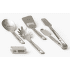 Couverts Sea to Summit Detour Stainless Steel Utensil Set - [4 Piece] Stainless Steel Grey