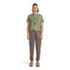 T-shirt a manches courtes Icebreaker Merino 150 Tech Lite SS Crop Tee Seed Story Women PORCINI
