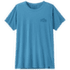Cap Cool Daily Shirt - Cloud Crag Women Shore Blue - Light Shore Blue X-Dye