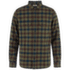 Skog Relaxed Shirt Men Laurel Green-Dark Navy